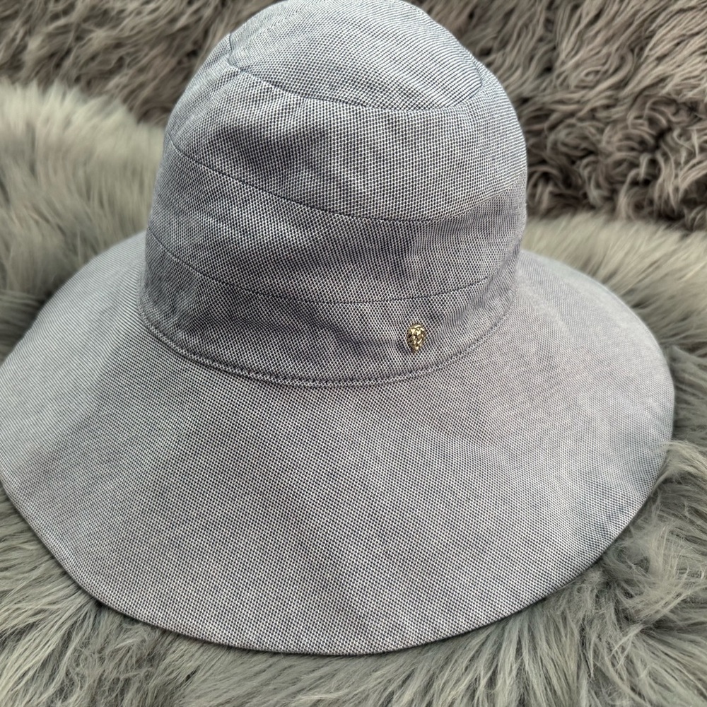 HELEN KAMINSKI Mossman Navy White Beach Hat Adjustable Womens Beach